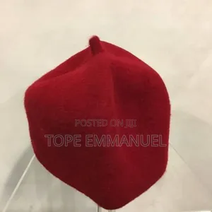 Igbo Red Cap Chief Traditional Cap