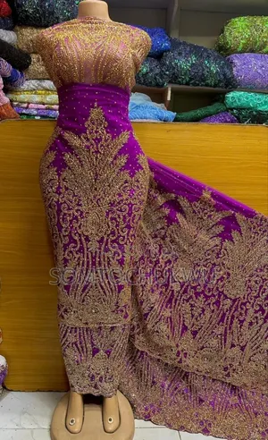 Hand Beaded Lace