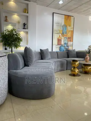 Luxury Quality L Shape Sofas With Center Table.