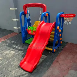 Children Swing, Slide and Ball Court