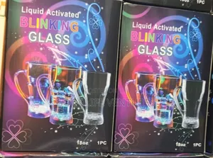 Liquid Activated Blinking Glass Cup