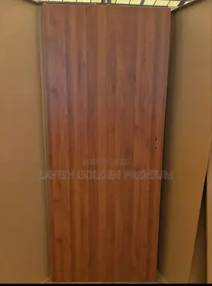 3ft HDF Wooden Door Brown