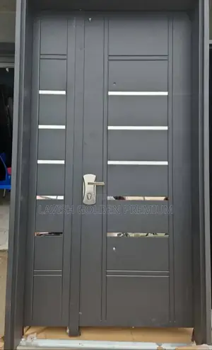 4ft Gray Israeli Steel Security Door