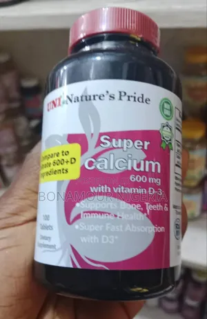 Nature's Pride Super Calcium 600mg With Vitamin D3 X 100 Tabs
