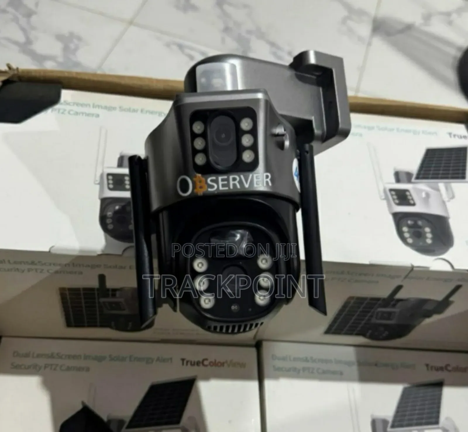 Long-Range Solar CCTV Camera With Two-Way Communication Feature