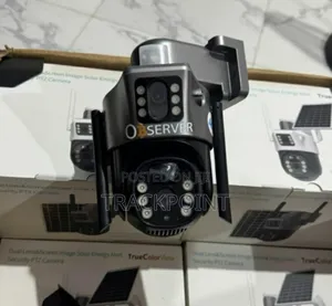 Long-Range Solar CCTV Camera With Two-Way Communication Feature