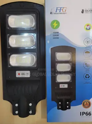 Solar Street Light 300watts 3 Lines