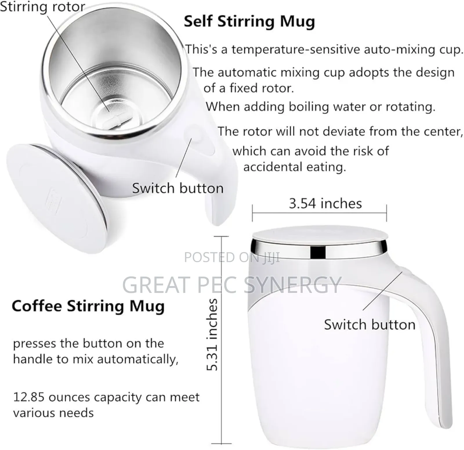 Multi-Functional Magnetized Stirring Cup