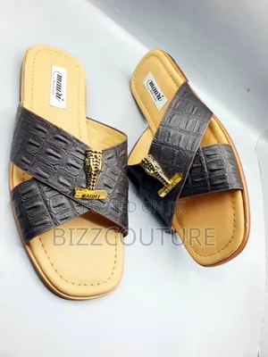 Original Italian Mauri Leather Slippers Available in Store