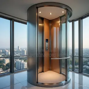 Curved Glass Residential Elevator Lift