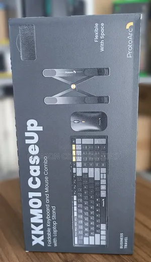 Protoarc Foldable Keyboard And Mouse Combo With Laptop Stand