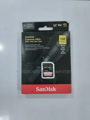 Sandisk Camera Memory Card 128gb