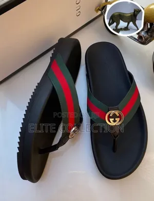 ` Gucci Slippers  
 Best Quality 
Size 43——46 Available