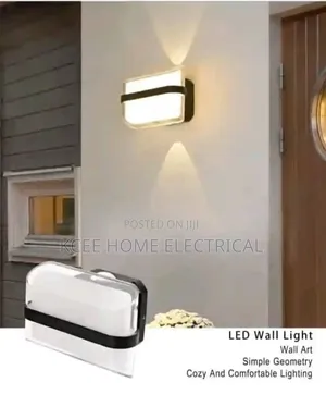 Modern Outdoor Led Fence Wall Light – Warm White