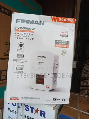 Firman 5000w Wall Mounted Automatic Voltage Stabilizer (Fvr5000w)