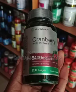 Horbaach Cranberry With Vitamin C X 200 Softgels