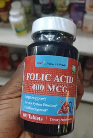 Nature's Pride Folic Acid 400mcg X 100 Tabs