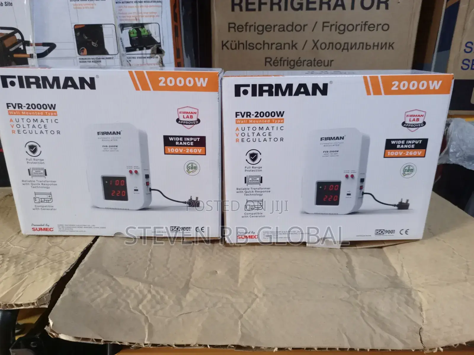 Firman 2000w Wall Mounted Automatic Voltage Stabilizer (Fvr-2000w)