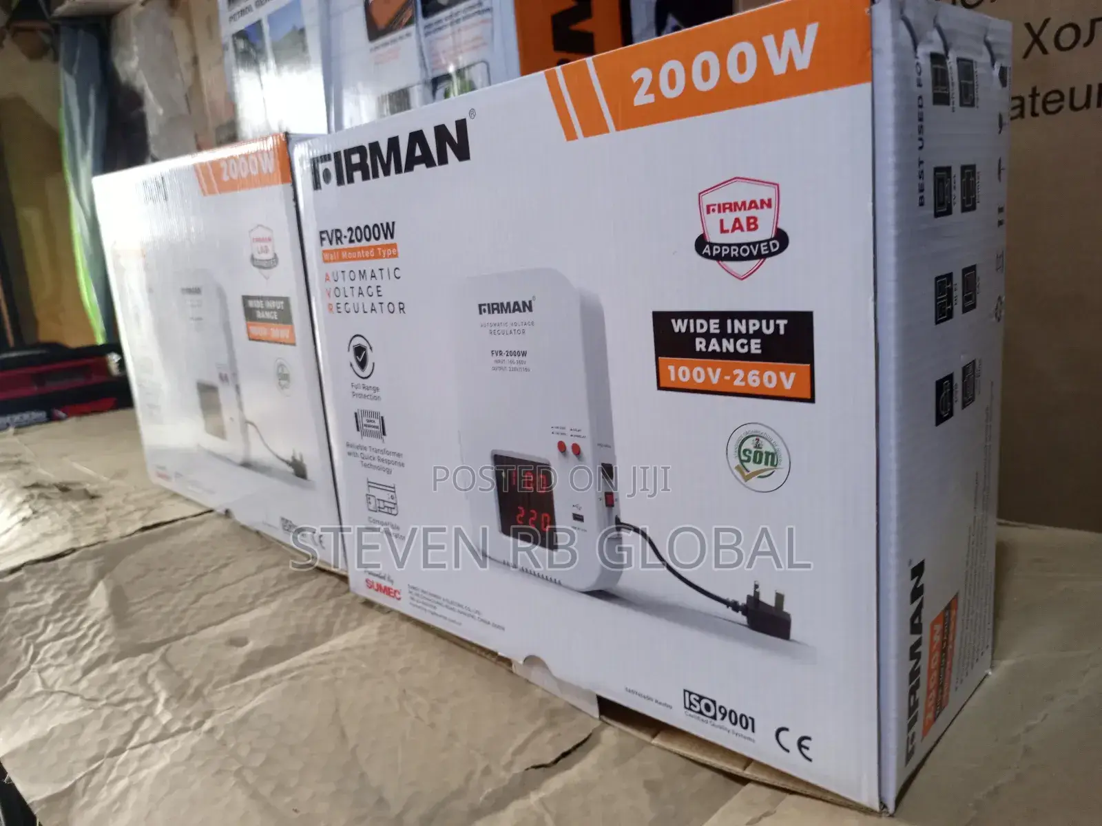 Firman 2000w Wall Mounted Automatic Voltage Stabilizer (Fvr-2000w)