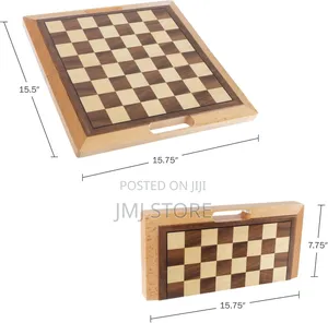 Deluxe Wooden Foldable Chess Games