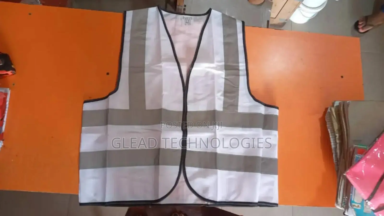 White Reflective Jacket