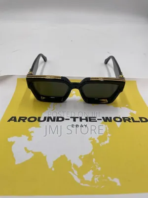 Louis Vuittonmillionairez1165eblack Gold Sunglasses Black Eyewear 18