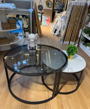 Luxury 2in1 Glass Center Table