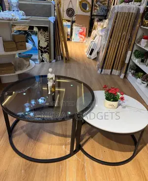 Luxury 2in1 Glass Center Table