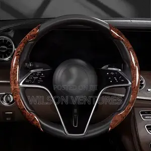 Brown Formica Steering Wheel Cover Steering Grip