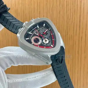 Lamborghini Quality Luxury Men Automatic Engine Wristwatch