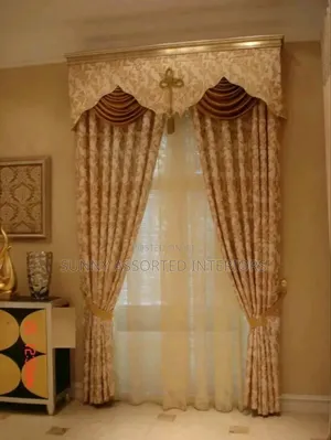 Turkish Curtains Gold With Royal Bord