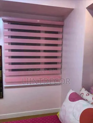 Perfect Pink Day and Night Window Blinds