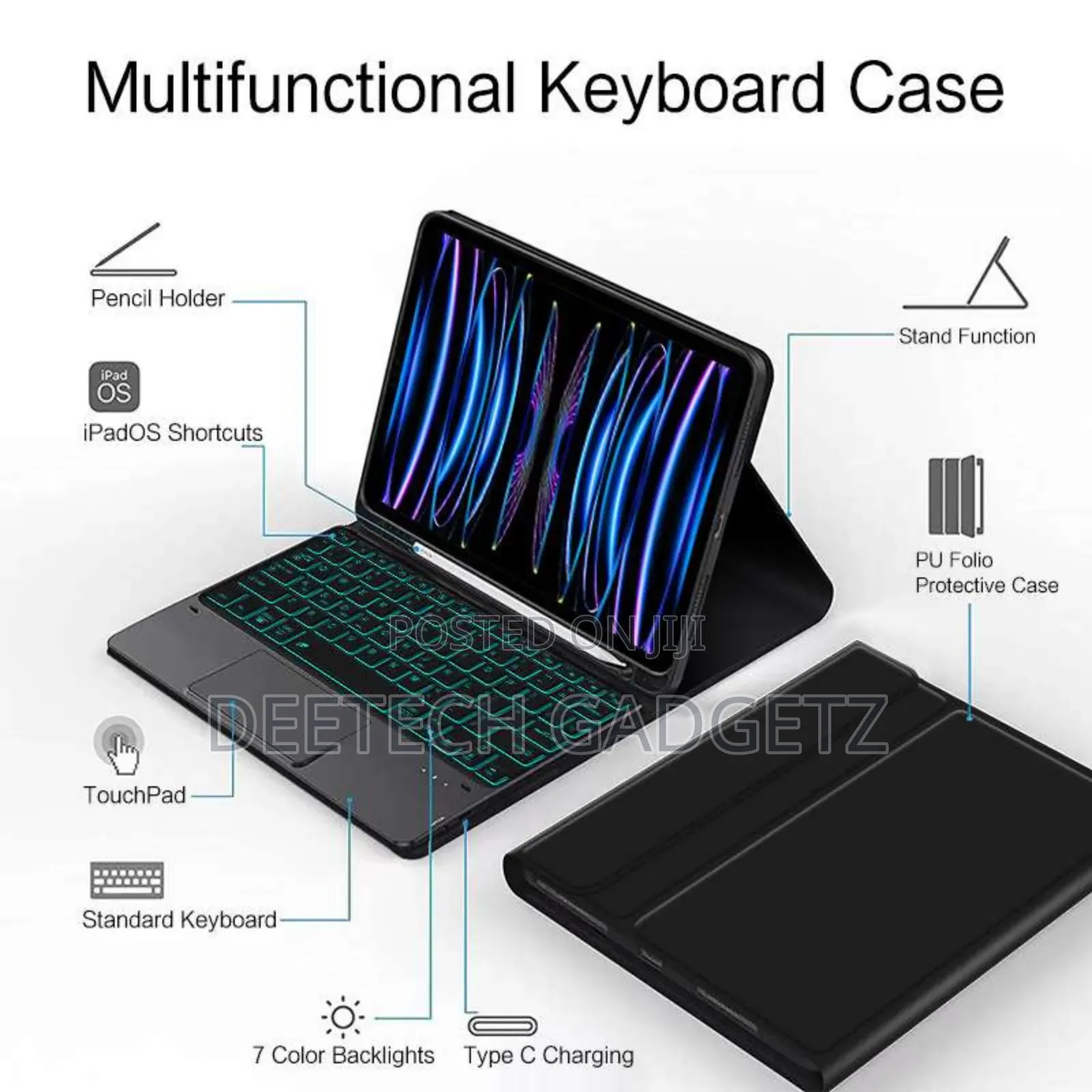 Multifunctional Keyboard Case For iPads