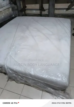 6by6 USA Orthopedic Spring Mattress With 3 Free Pillows and Bed Sheet