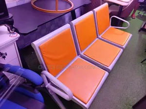 3-Seater Reception/Wating Area Chair Orange