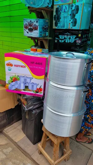 3pcs Big Size Pots, Sizes 39,42,45cm