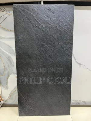 Black Shade Rough Italian Floor Tiles
