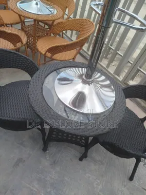 2 Chairs With One Table Set
