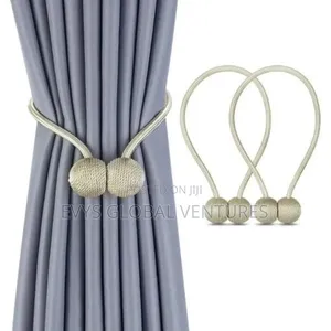 Magnetic Curtain Tieback Holder - 1 Pair