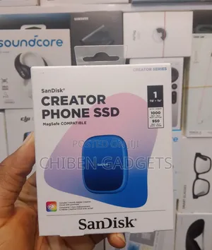 Sandisk 1tb Creator SSD -Up to 1,000mb/S Compatible Magsafe