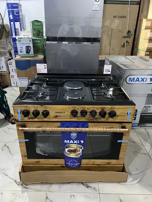 Maxi Wood Finish F9e42g2 Heavy-Duty 4 Gas 2 Electric Cooker