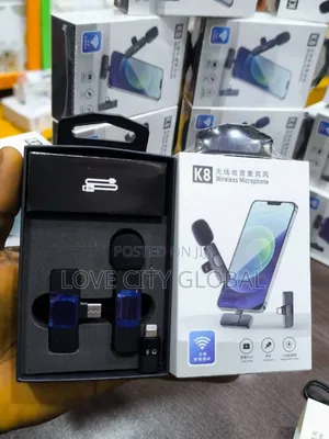 Wireless Mic Receiver iPhone Type C Lavalier Anc Microphone Lapel