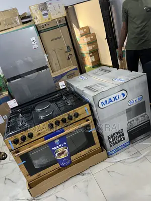 Maxi F9e42g2 Family-Size 60×90 Gas/Electric Cooker – Wood Pattern