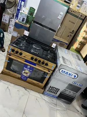 Maxi F9e42g2 Wooden Design Gas Electric Cooker – 60×90 Frame 4+2