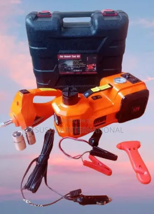 Electric 12v Car Jack Hydraulic 5 Ton, Impact Wrench Tire Inflator