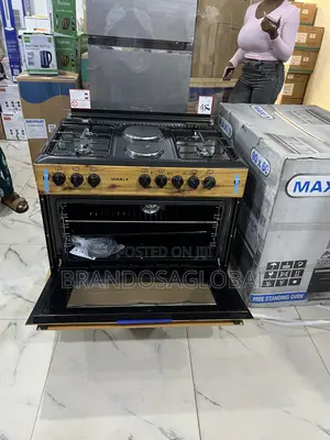 Maxi F9e42g2 Professional-Grade Cooker – 4 Gas 2 Electric