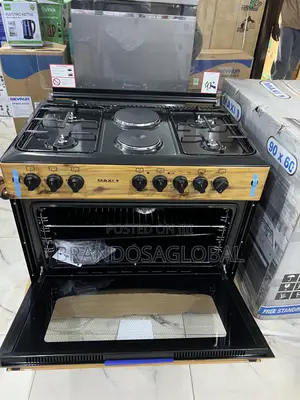 Maxi F9e42g2 Stylish Wood Finish Cooker – Mixed Heat System