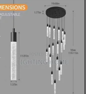 Dropping Pendant Light By 18
