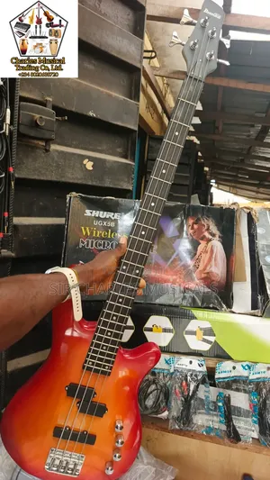 Electric Bass Guitar Full Size 4 String Available in All Colors