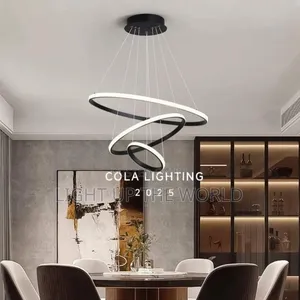 Three Step Chandelier ( Black )